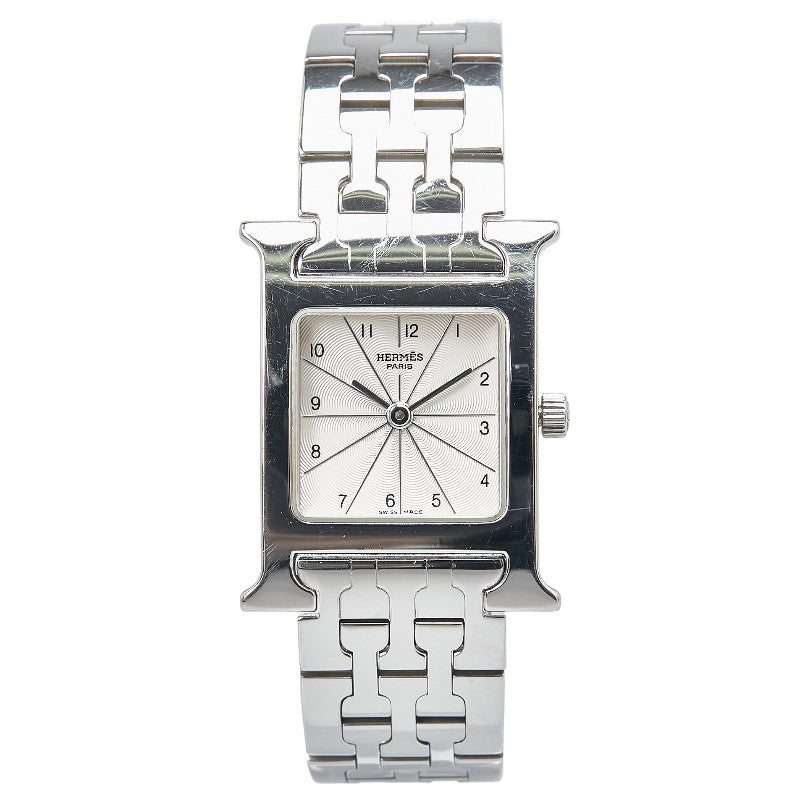 Hermes H Watch Quartz Stainless Steel