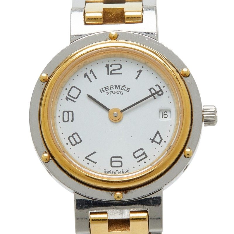 Hermes Clipper Stainless Steel Quartz