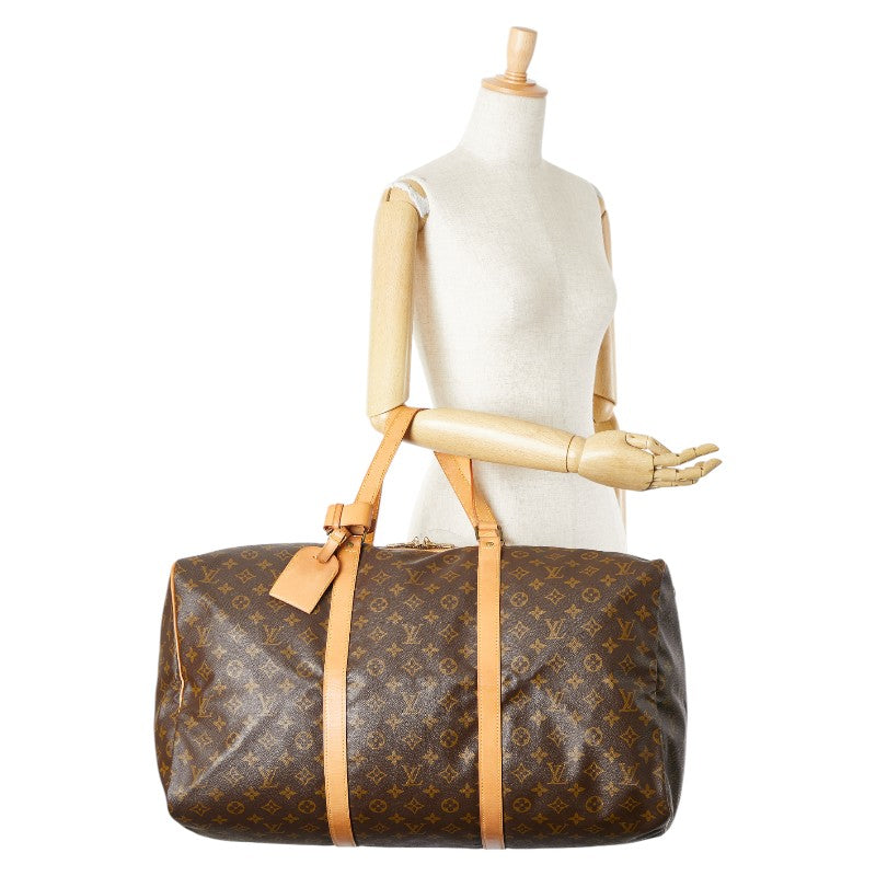 Louis Vuitton Monogram Sac Souple 55 Boston Bag M41622