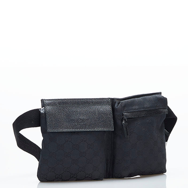Gucci GG Canvas Belt Bag Canvas Belt Bag 28566 in Fair condition
