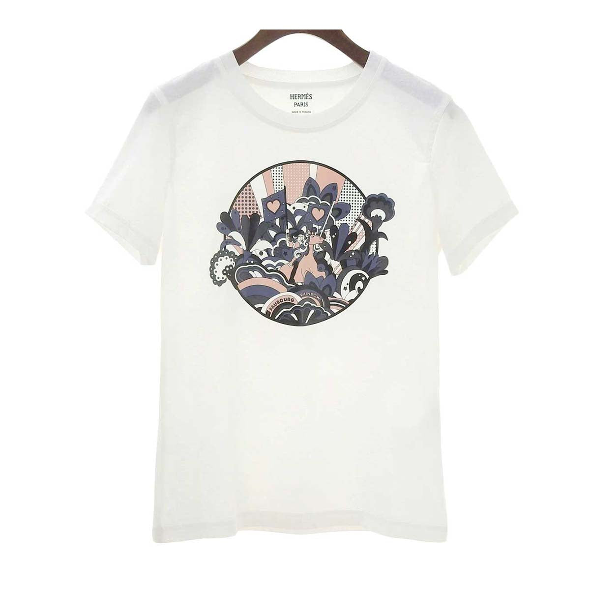 Hermes Rainbow Cartouche T-Shirt