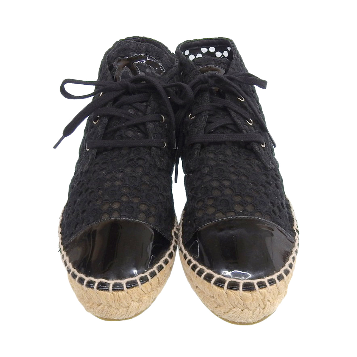 Chanel Black Sneakers Espadrilles