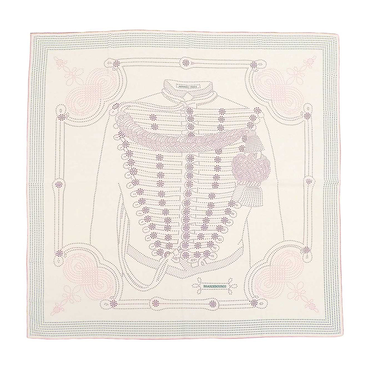 Hermes Scarf Silk Cashmere Blend Brandenburg