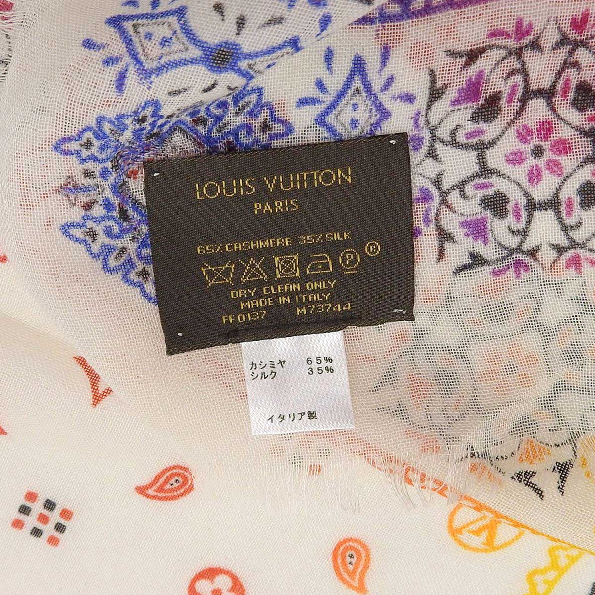 Louis Vuitton Silk Cashmere Scarf M73744