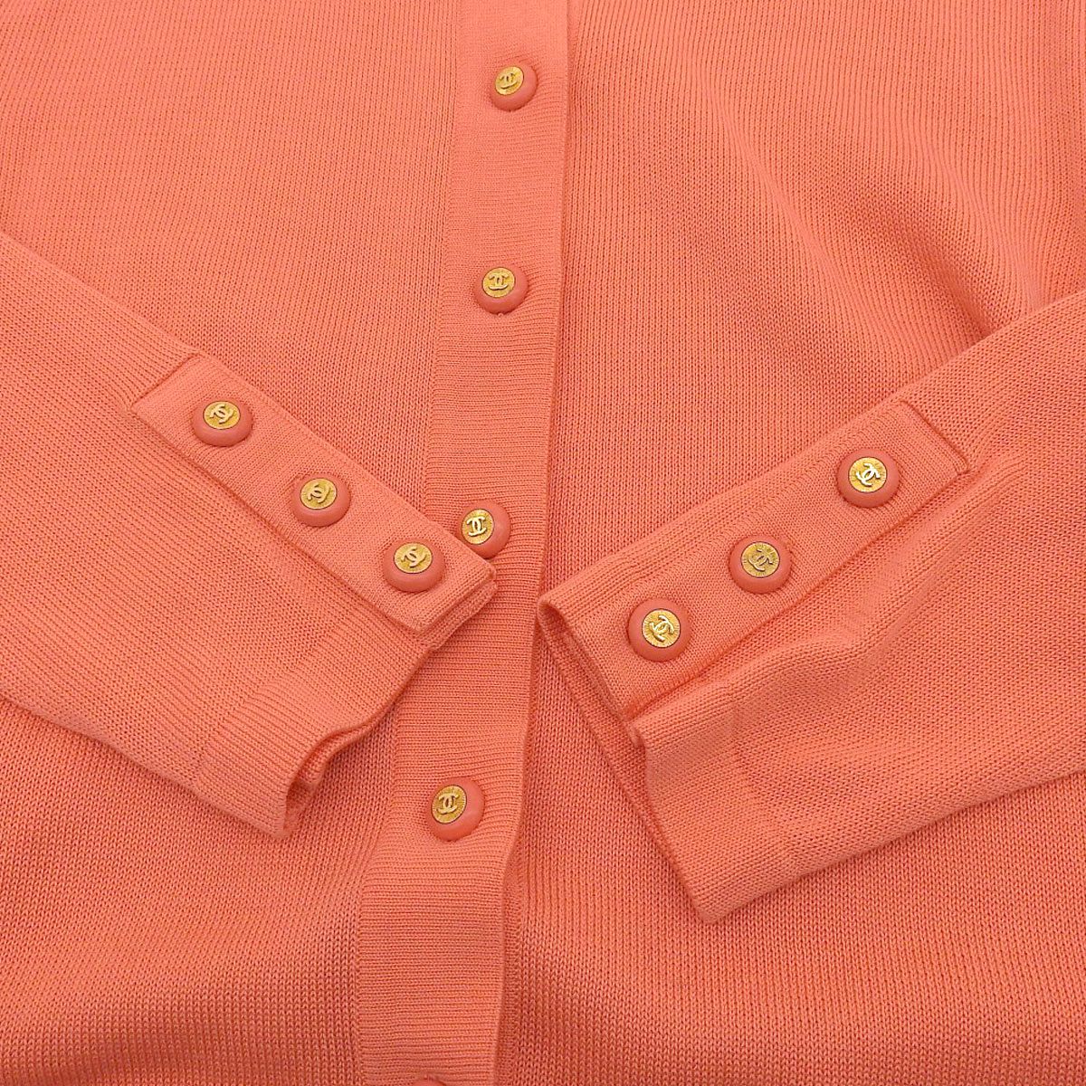 Chanel Salmon Pink Long Cardigan