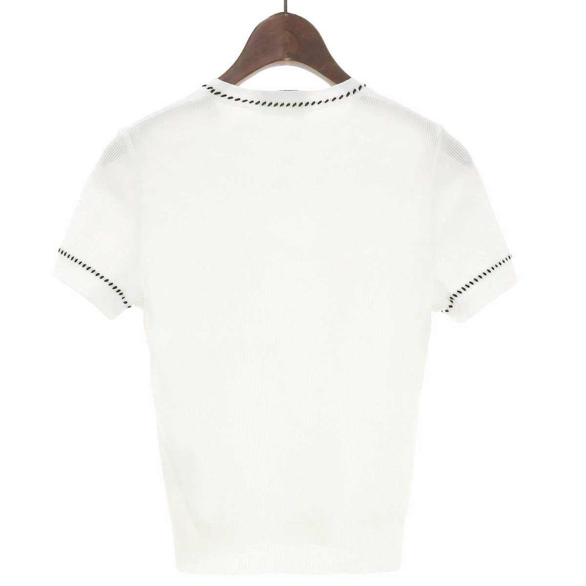 Chanel Vintage Cotton Knit T-Shirt