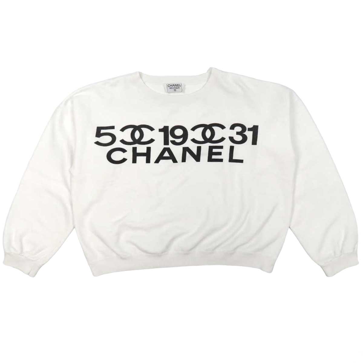 Chanel Vintage Logo Trainer Sweatshirt