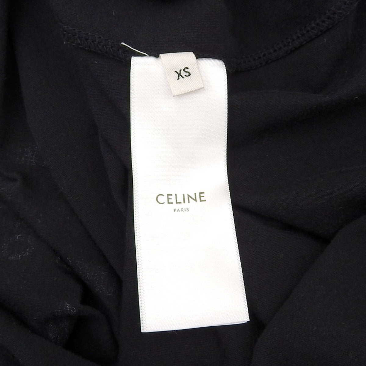 Celine Logo Print T-Shirt Black