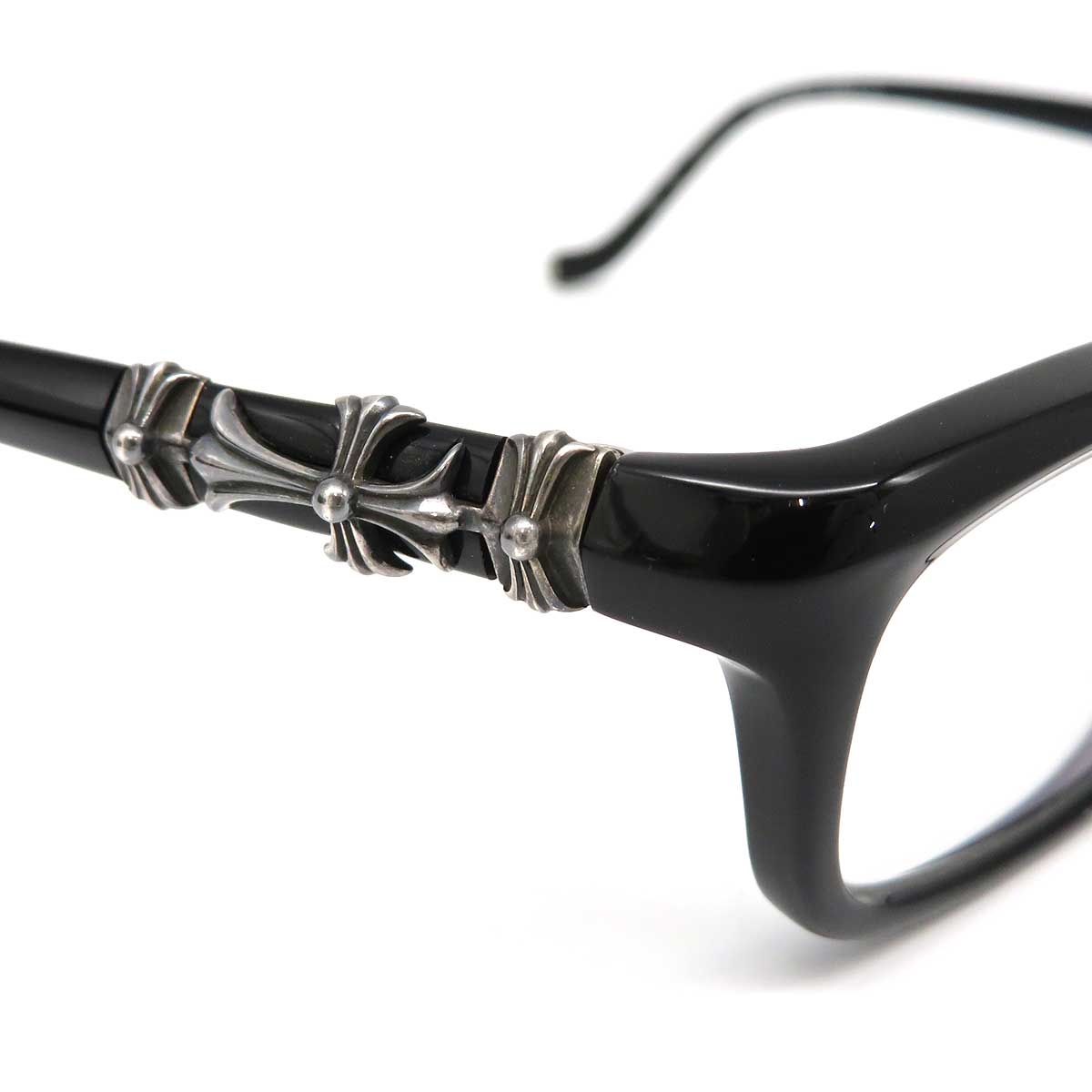 Chrome Hearts Glasses Black BEARDED BABY-A