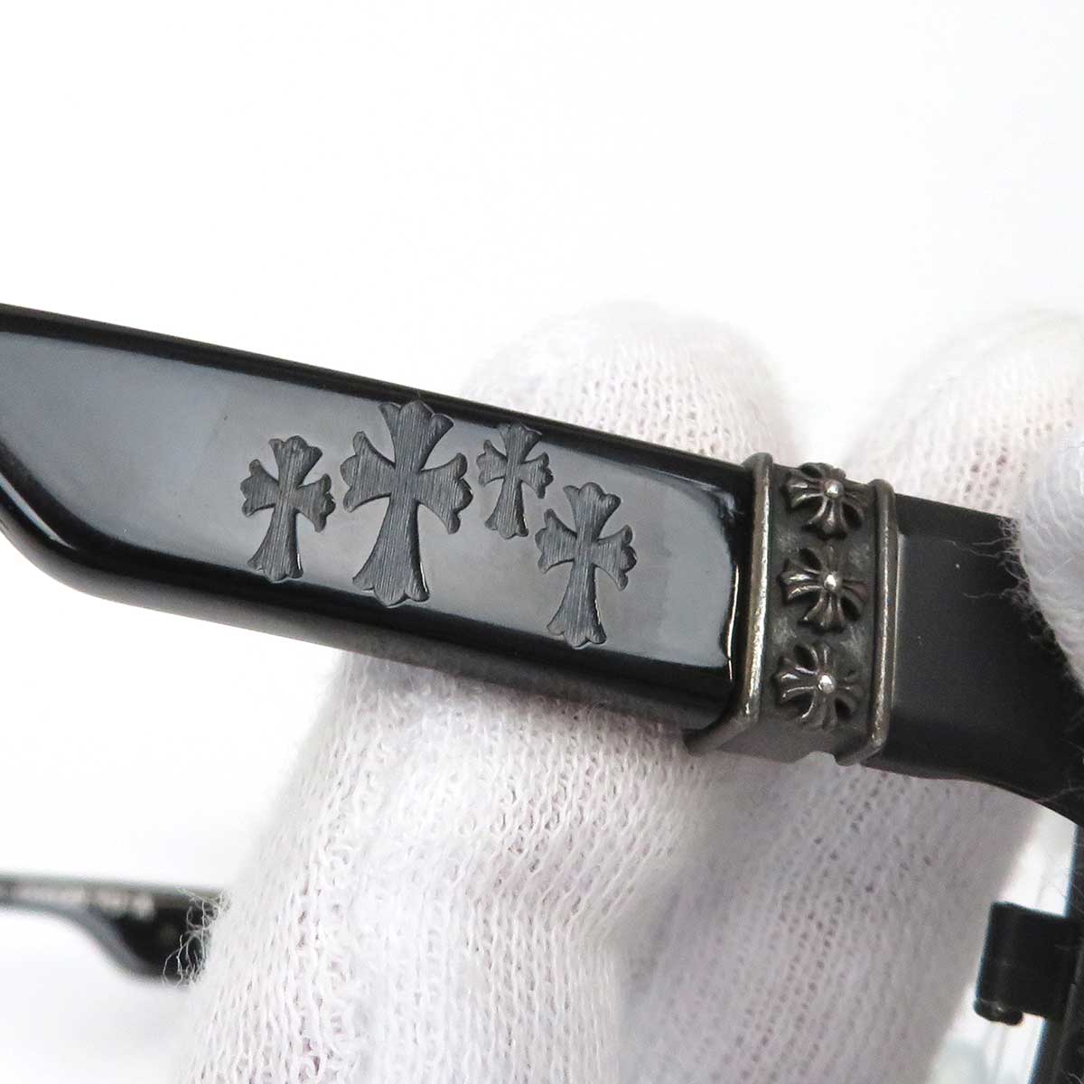 Chrome Hearts Glasses Black DIXON YU-A