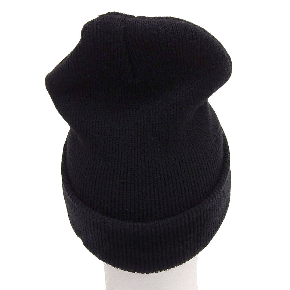 Chrome Hearts Knit Cap Black Wool Acrylic