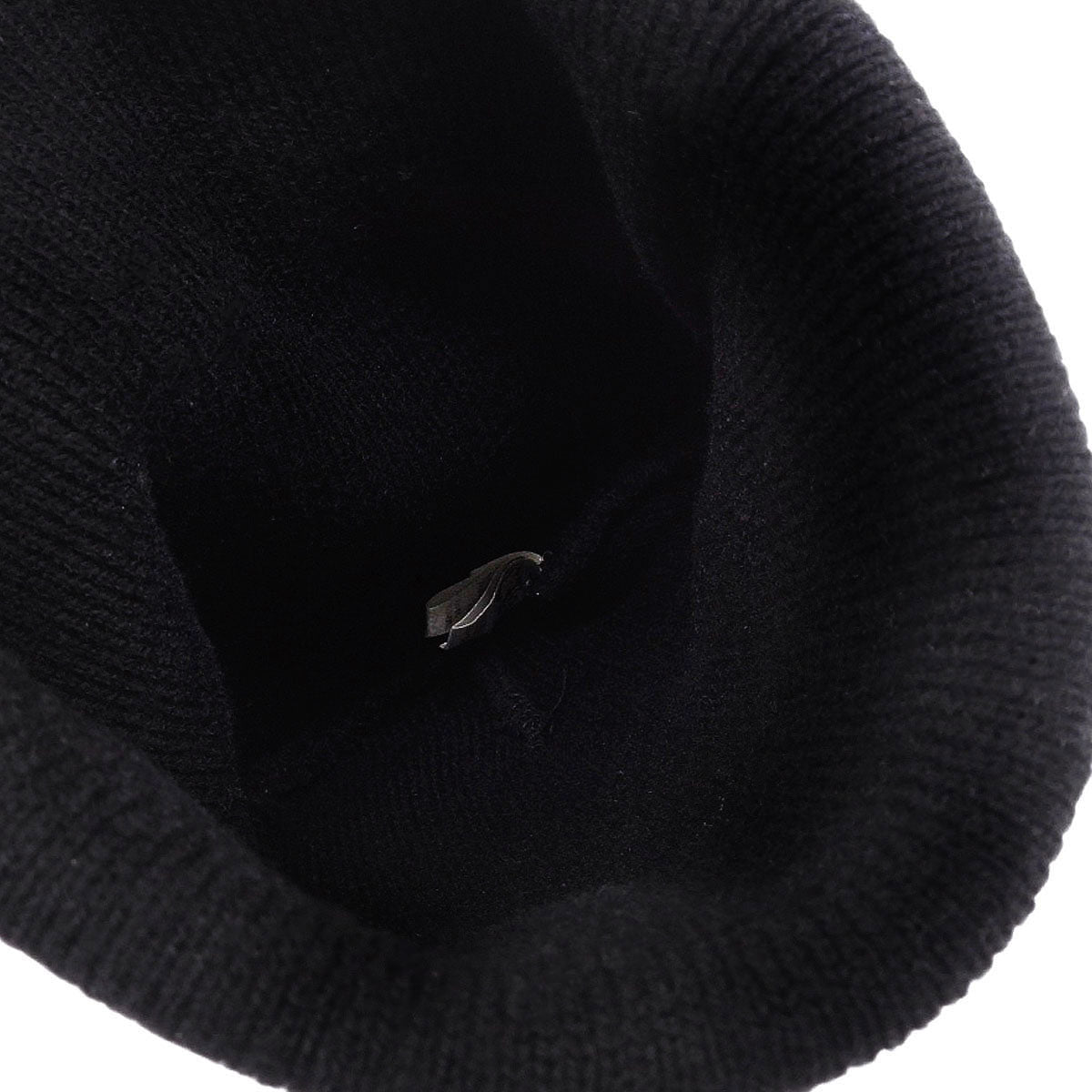 Chrome Hearts Knit Cap Black Wool Acrylic