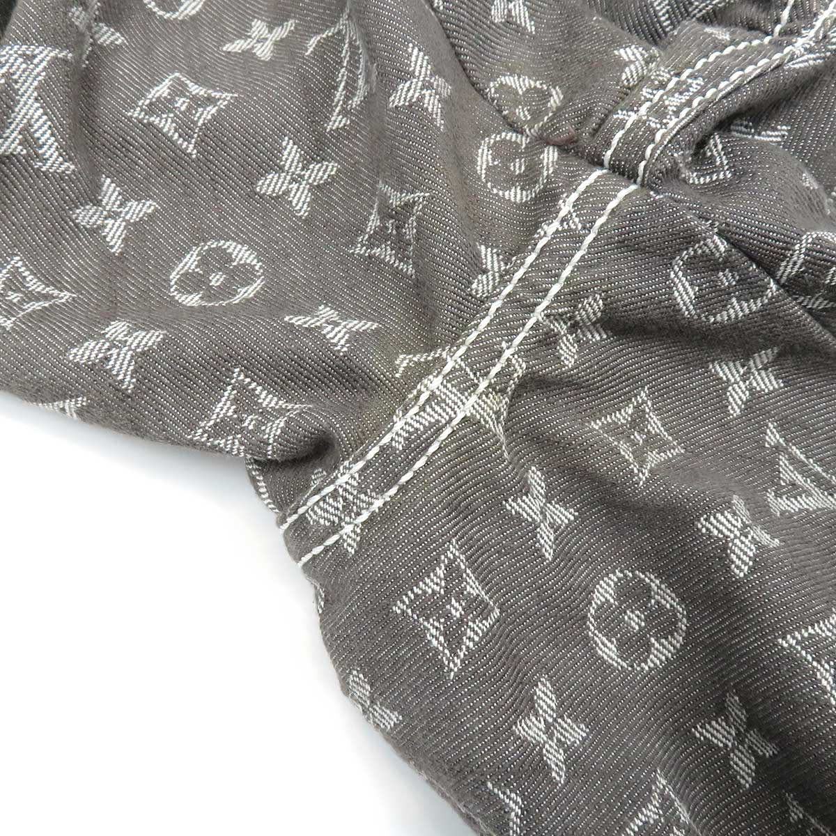 Louis Vuitton Monogram Cropped Denim Pants