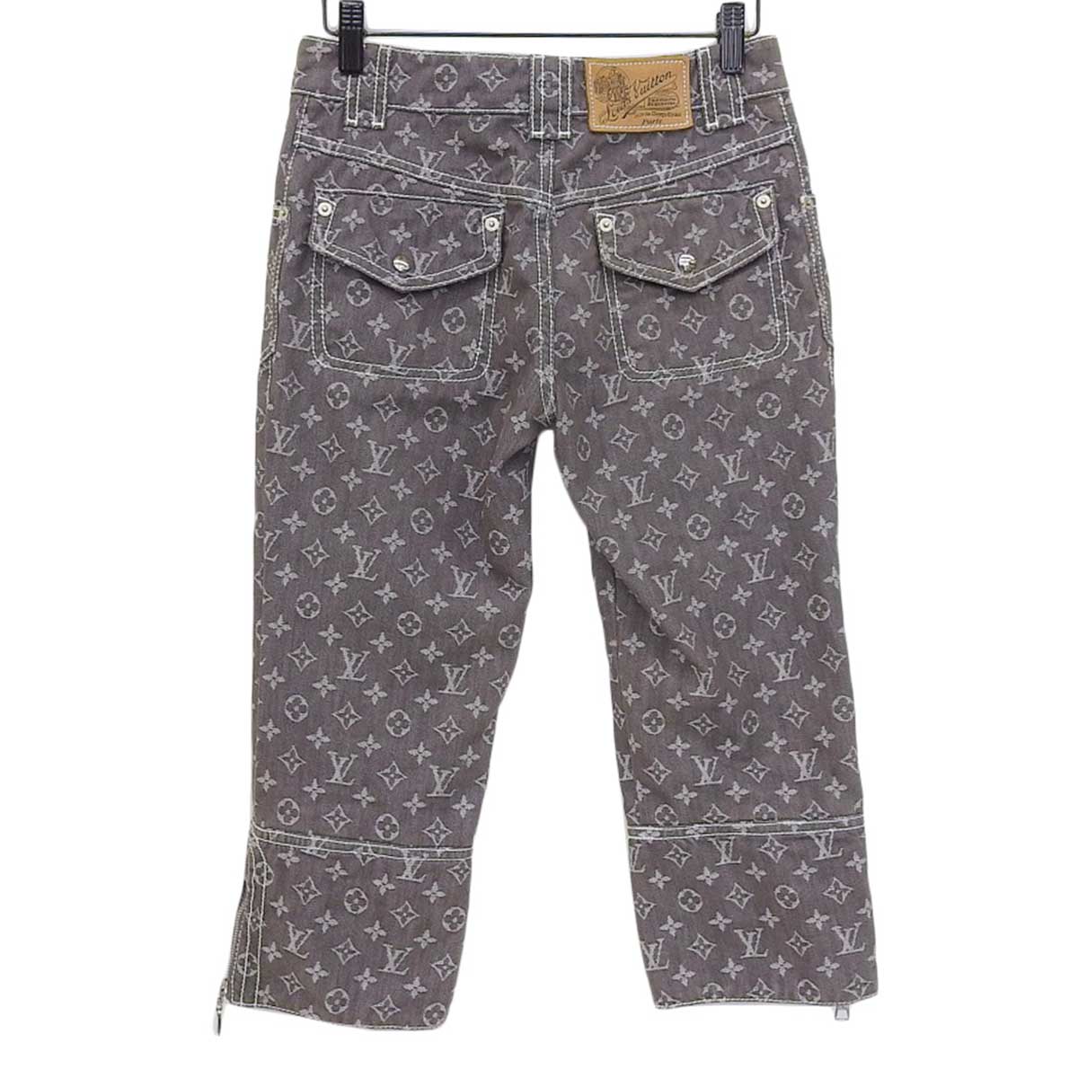 Louis Vuitton Monogram Cropped Denim Pants