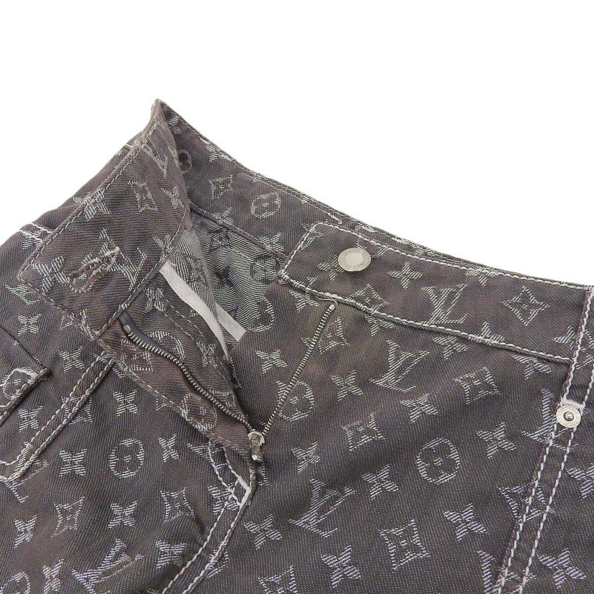 Louis Vuitton Monogram Cropped Denim Pants