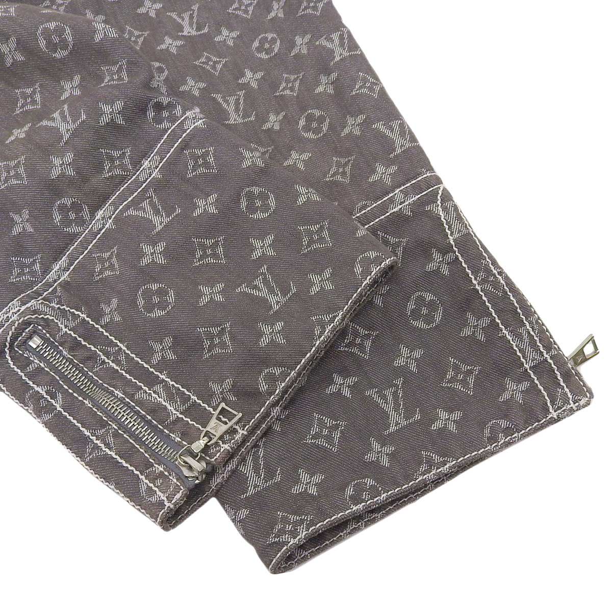 Louis Vuitton Monogram Cropped Denim Pants