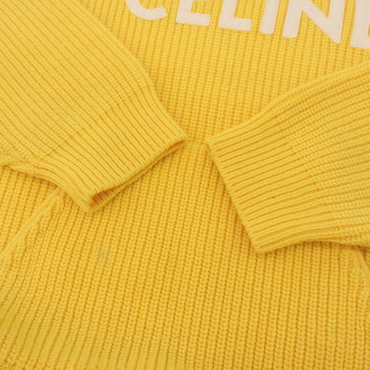 Celine Wool Logo Knit Hoodie 2A85W423P