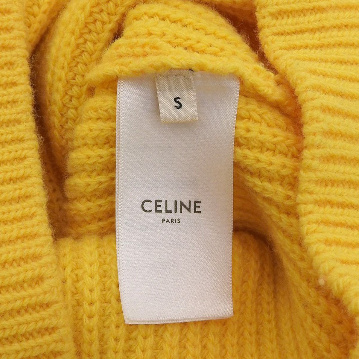 Celine Wool Logo Knit Hoodie 2A85W423P