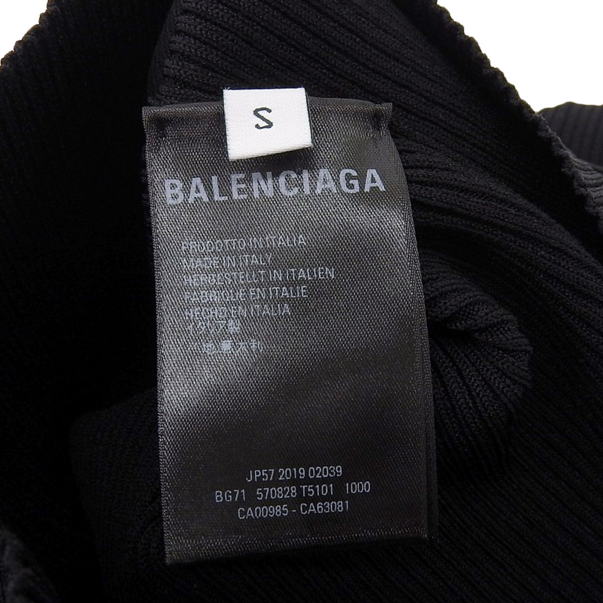 Balenciaga Knit Sweater Black 570828