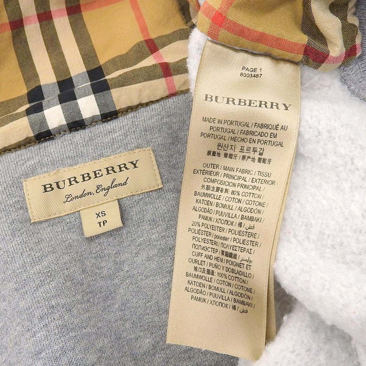 Burberry Zip-Up Hoodie Jacket 8003487