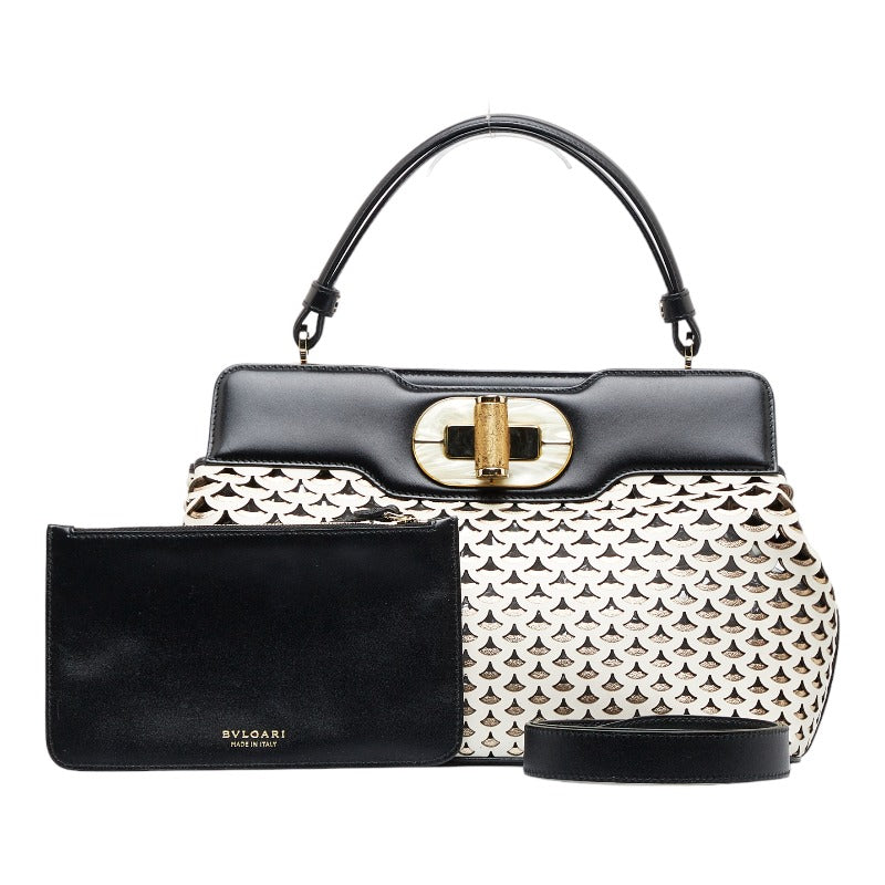 Bvlgari Isabella Rossellini Diva Handbag Leather Shoulder Bag in Good condition