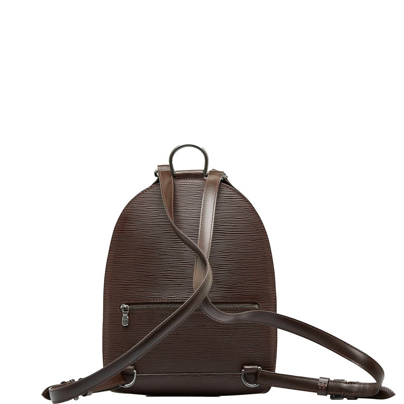 Louis Vuitton Mabillon Leather Backpack M5223D in Fair Condition