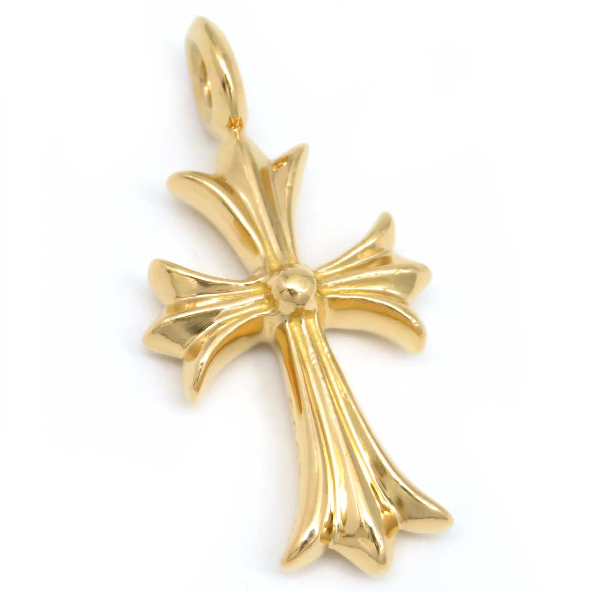 Chrome Hearts 22K Diamond Tiny Cross Pendant