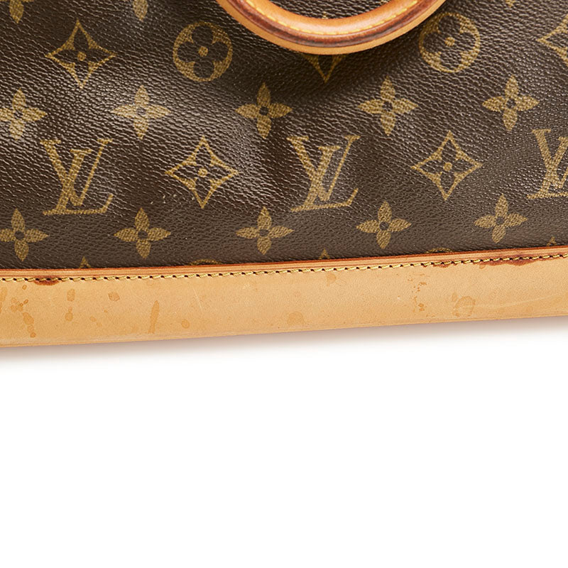 Louis Vuitton Monogram Alma Handbag M51130 Brown PVC Leather in Good Condition