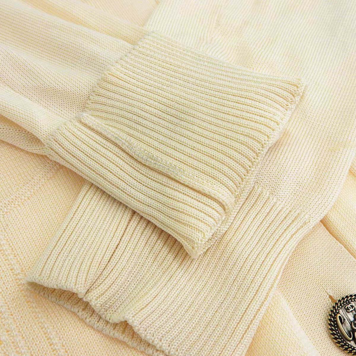 Chanel Ivory Knit Cardigan