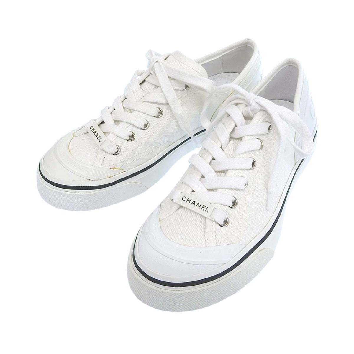 Chanel Logo Canvas Sneakers G34760