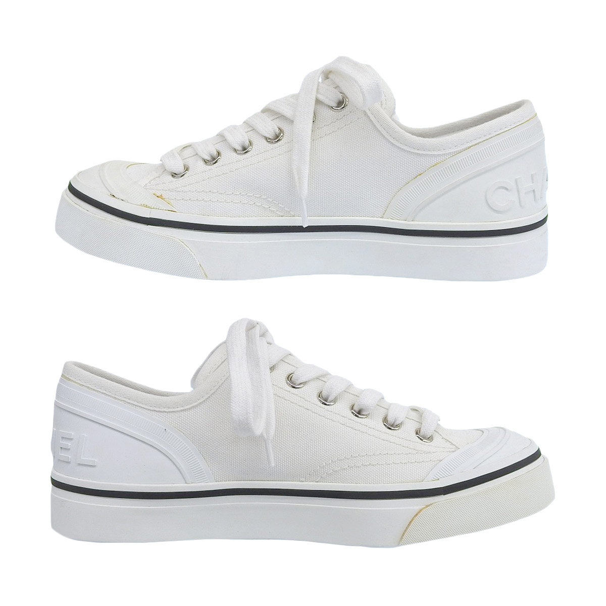 Chanel Logo Canvas Sneakers G34760