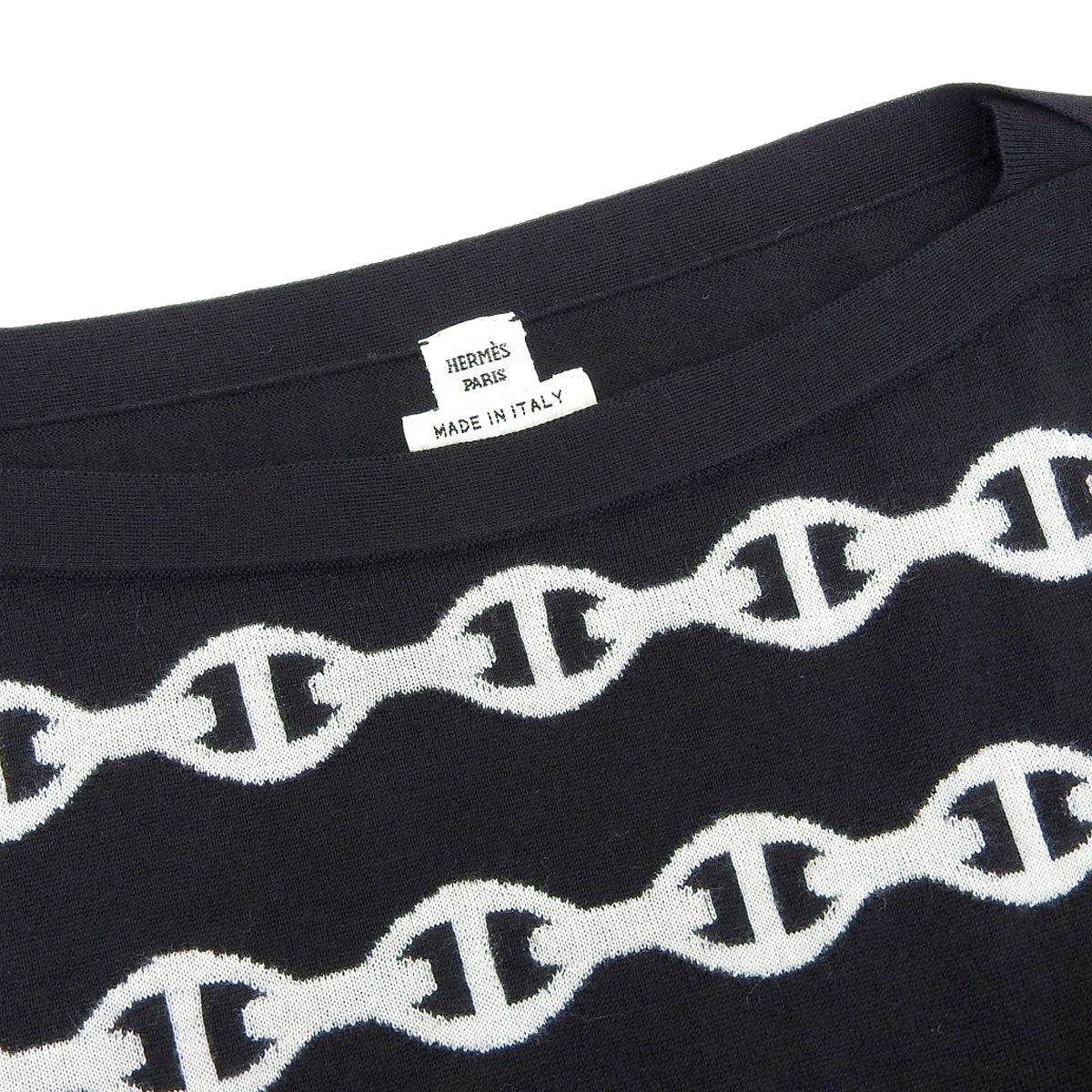 Hermes Black Knit Sweater