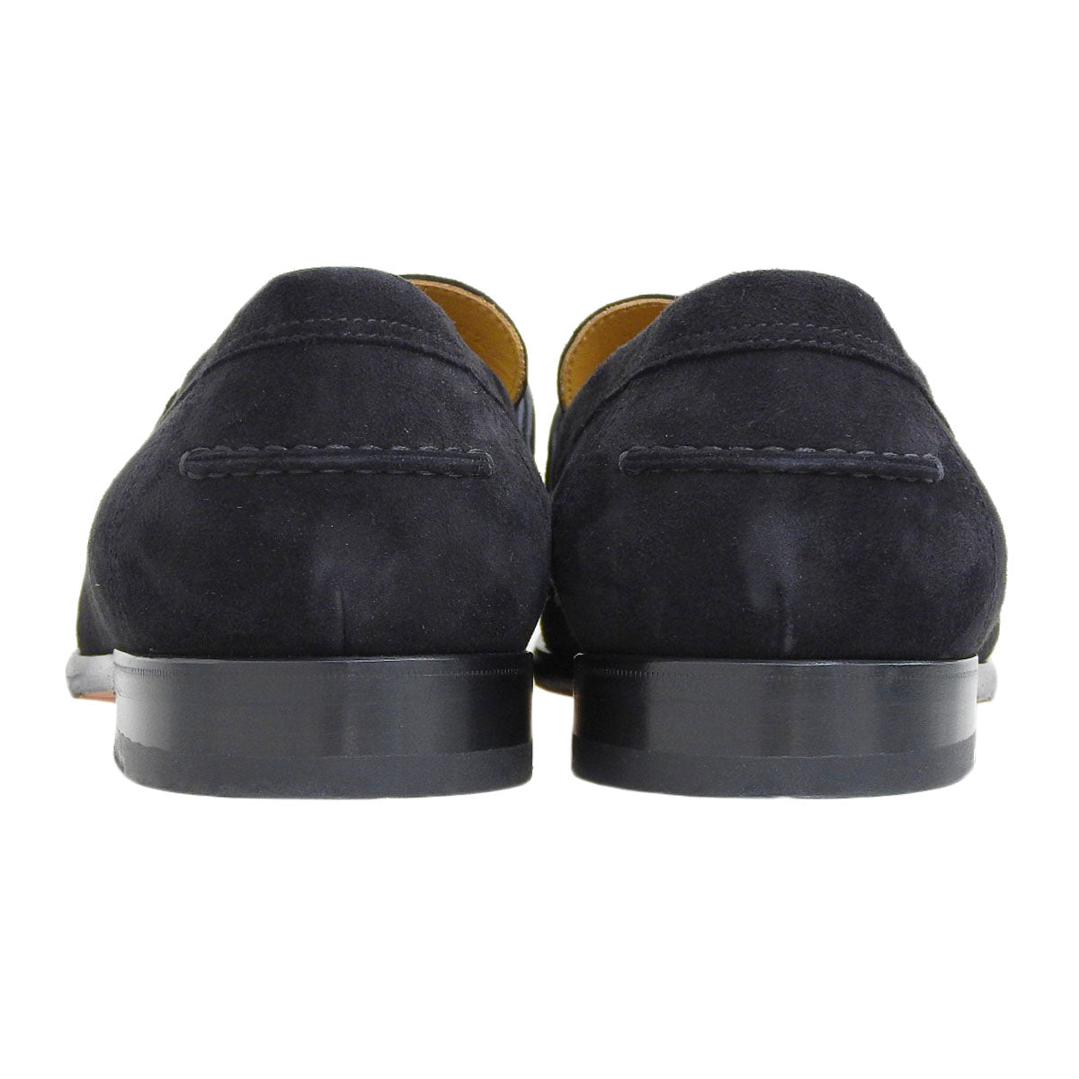 Hermes Suede Moccasin Black