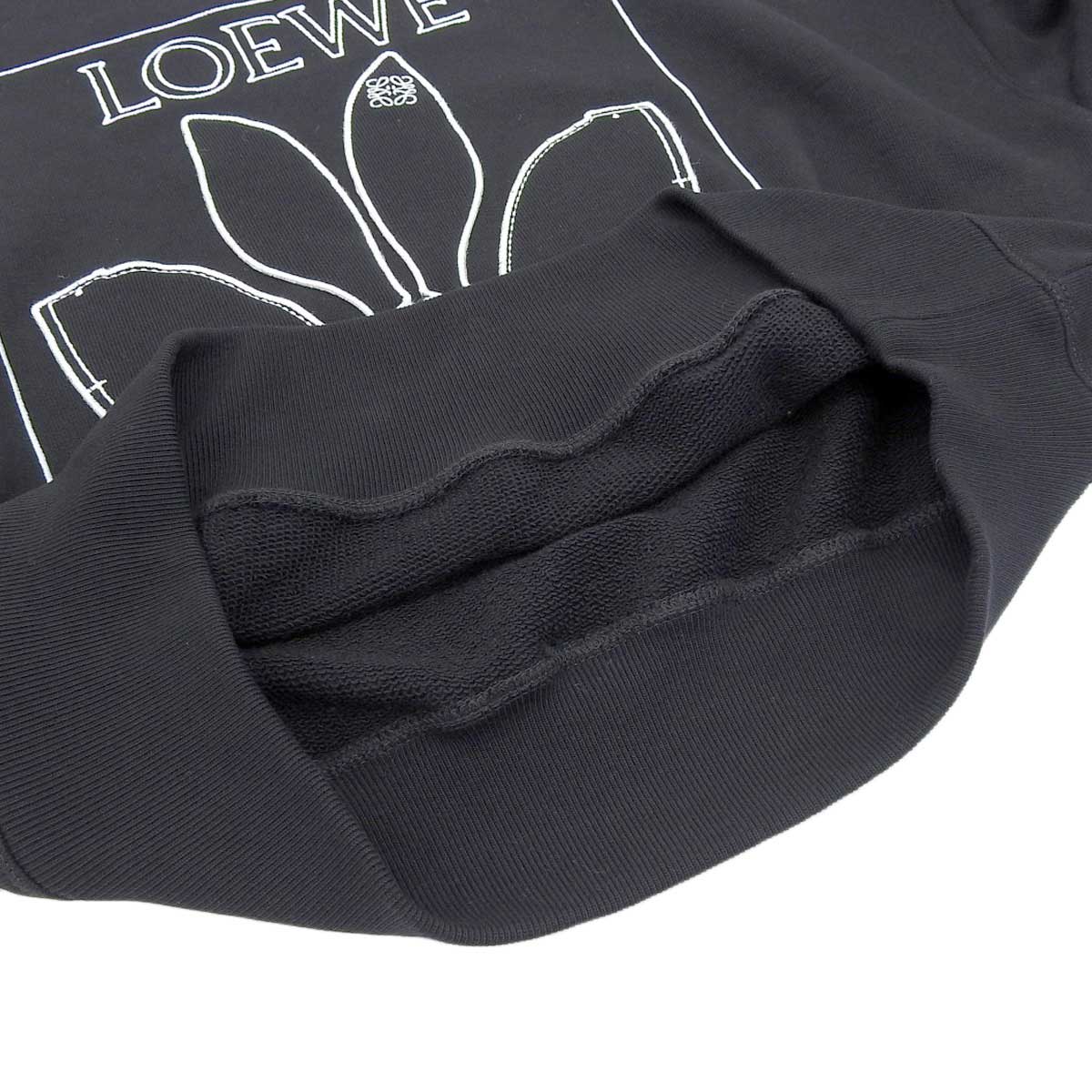 Loewe Embroidery Bunny Sweatshirt Black