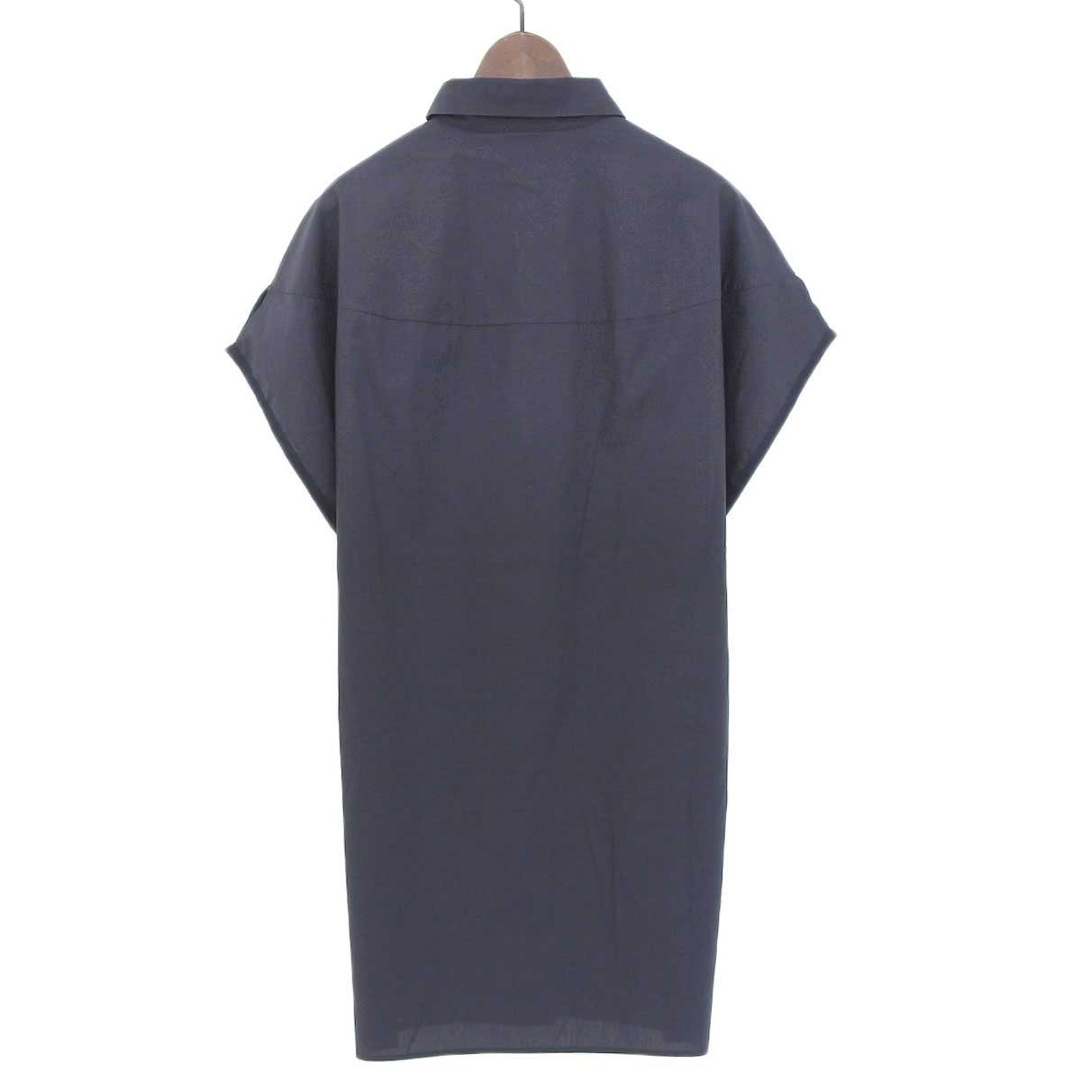 Hermes Navy Cotton Tunic Shirt