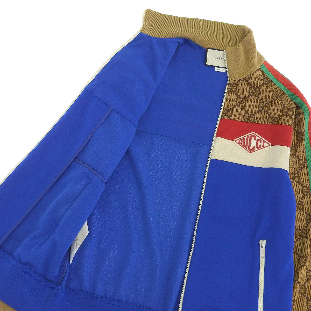 Gucci GG Technical Jersey Track Jacket Beige