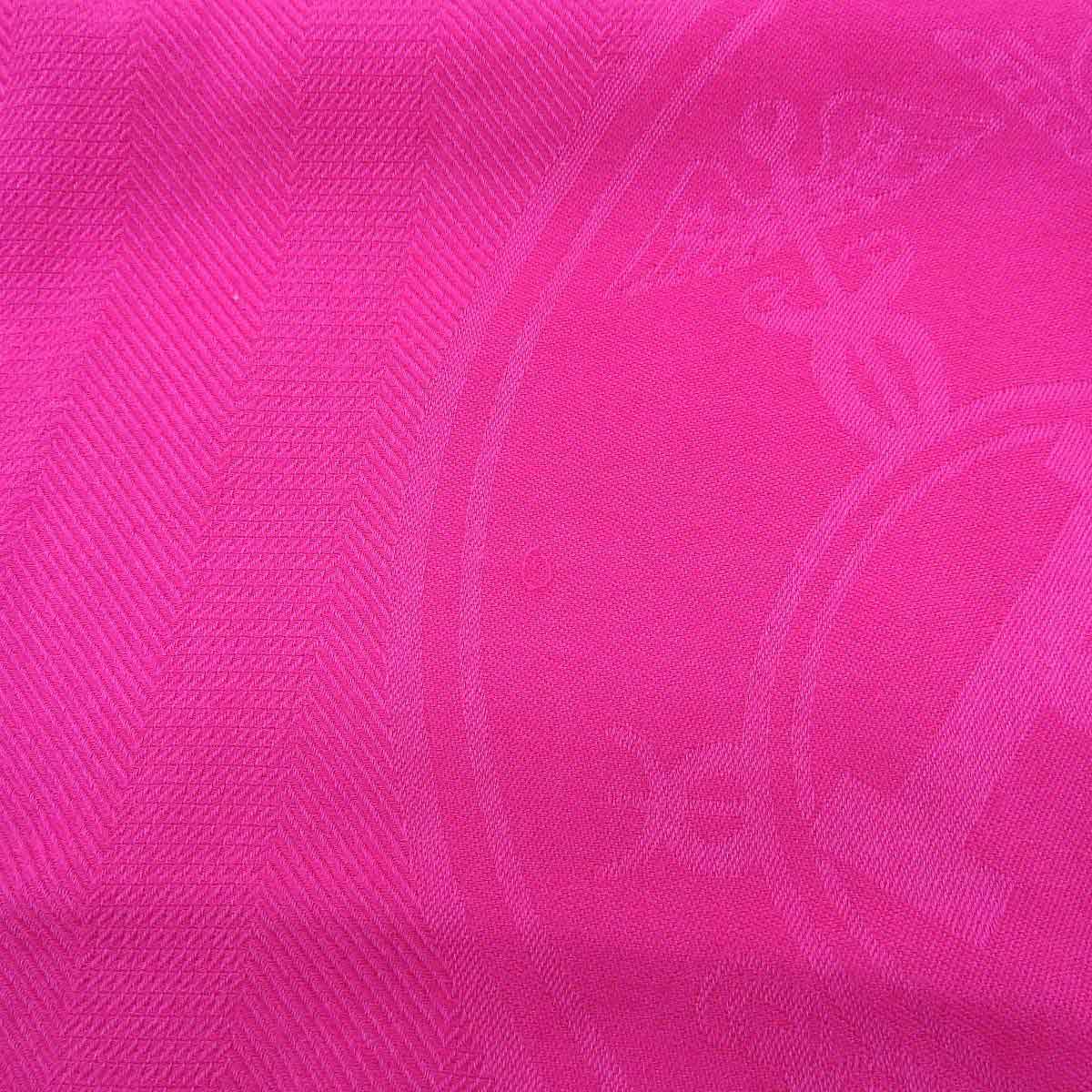 Hermes Magenta Cashmere Silk Stole