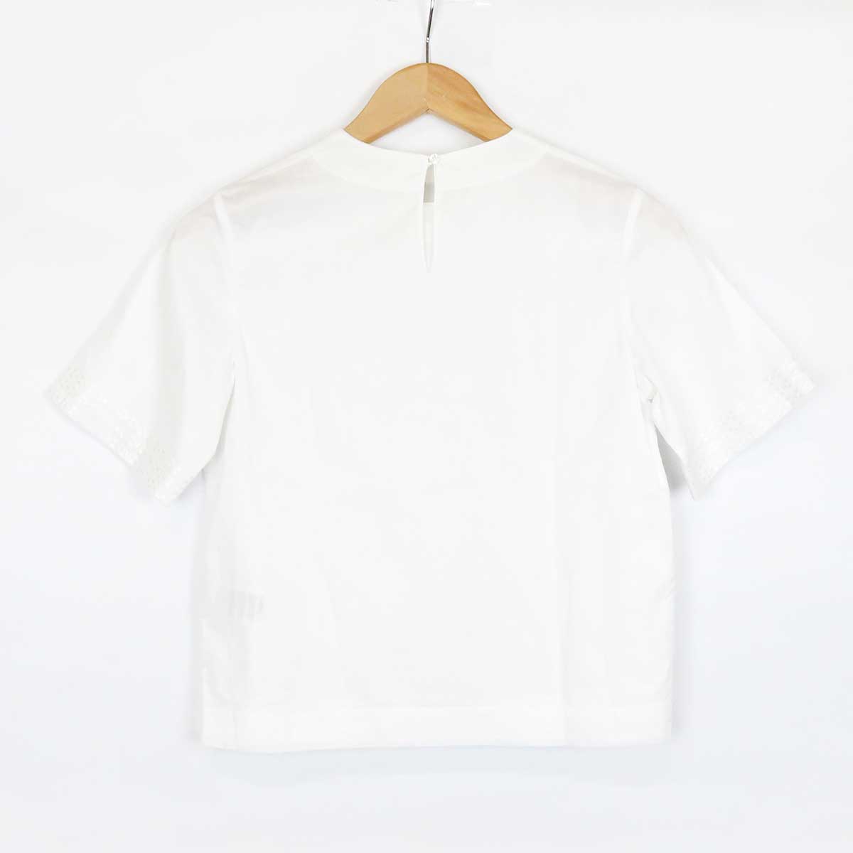 Hermes White Cotton Blouse T-Shirt