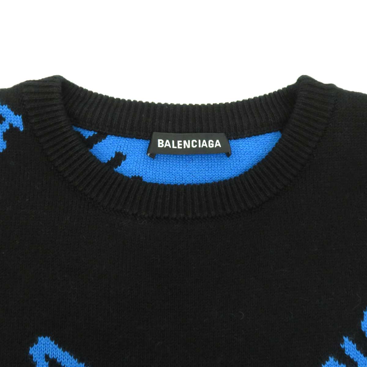 Balenciaga Logo Knit Sweater 625970