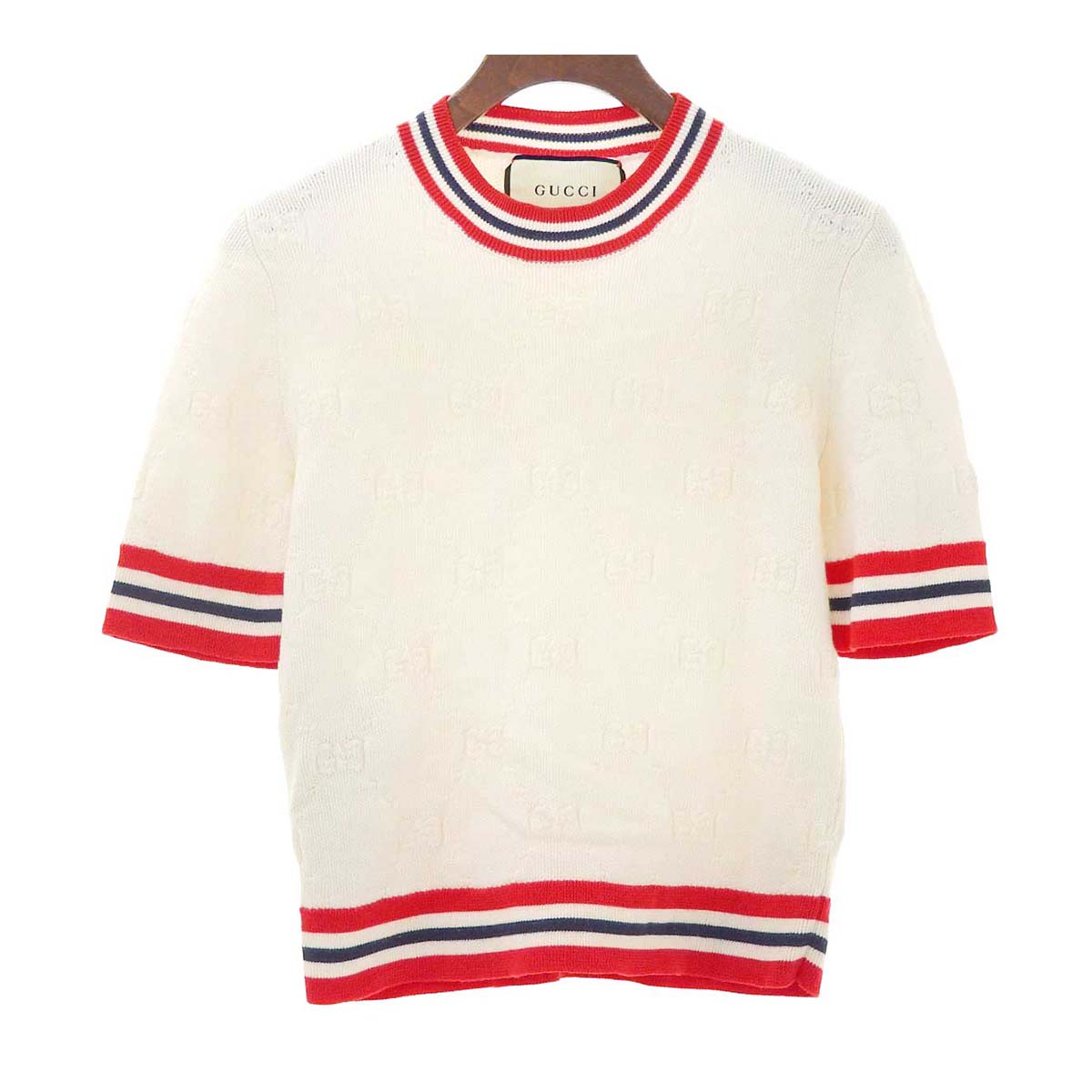 Gucci Crewneck Knit T-Shirt 579818