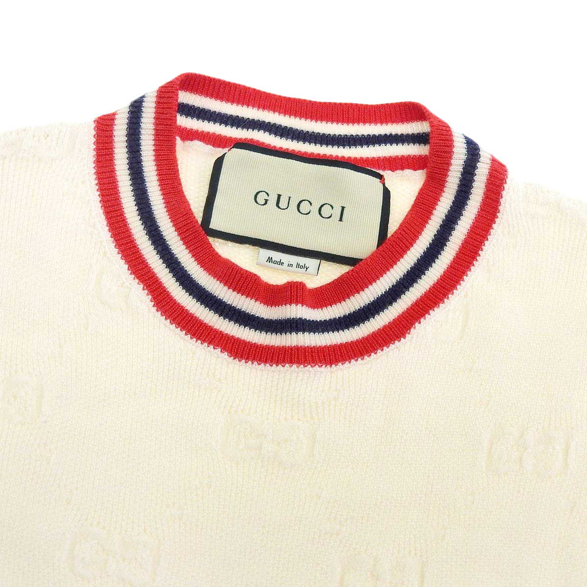 Gucci Crewneck Knit T-Shirt 579818