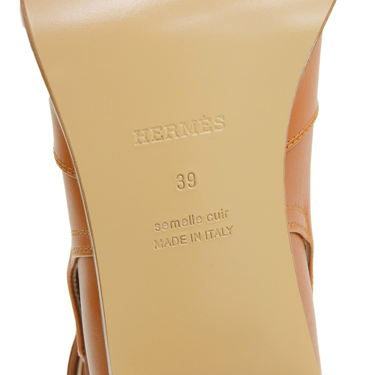 Hermes Leather Short Boots Brown