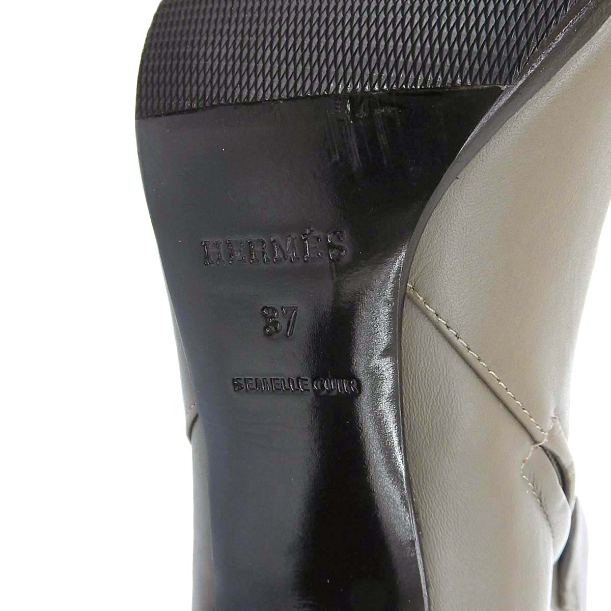 Hermes Leather Short Boots 46628