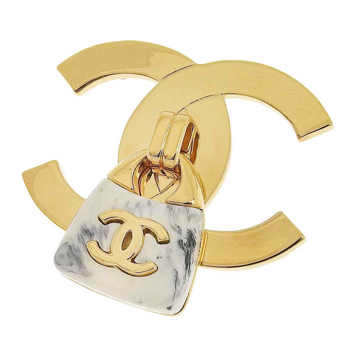 Chanel GP Coco Mark Brooch Charm