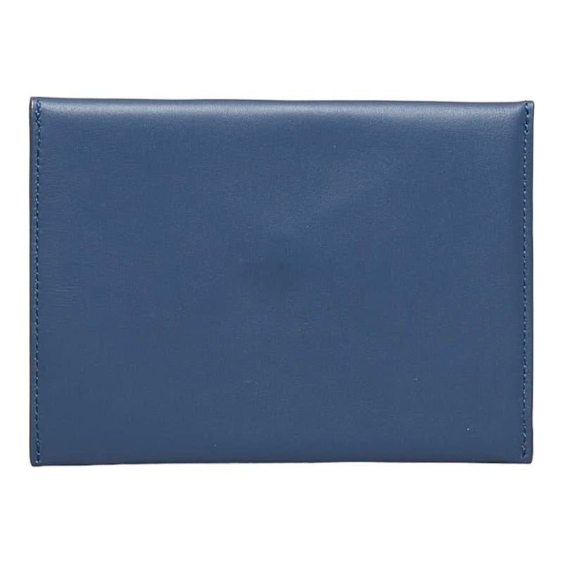 Berluti Leather Pouch Navy Ladies in Very Good Condition