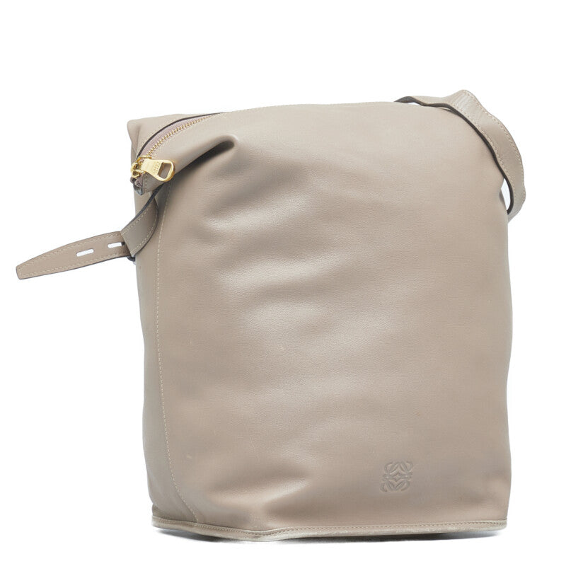 Leather Anagram Shoulder Bag