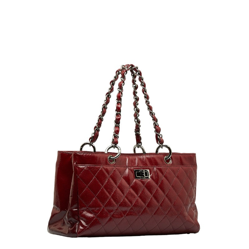 Reissue Quilted Patent Caviar Chain Shoulder Bag