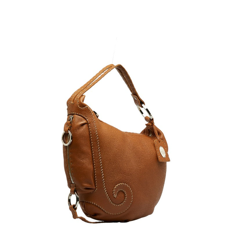 Leather Selleria Hobo Bag