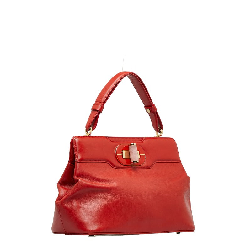 Bvlgari Isabella Rossellini Leather Handbag