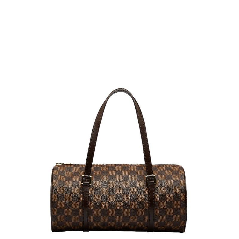 Louis Vuitton Damier Ebene Papillon Handbag N51303 Brown PVC Leather in Very Good Condition